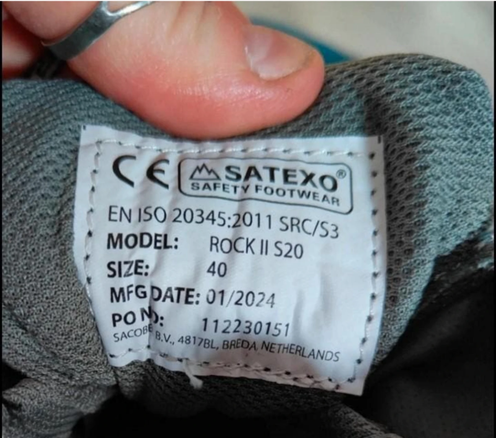 New safety/work shoes Satexo Rock ll S3 SRC size 4 – photo 6